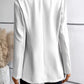 One-Button Long Sleeve Blazer