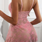 Adjustable Spaghetti Strap Lace Babydoll with Thong
