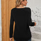 Square Neck Long Sleeve T-Shirt