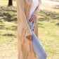 High-Low Open Front Cardigan with Pockets