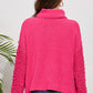 Turtle Neck Sleeve Detail Sweater