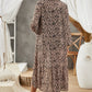 Animal Print Long Sleeve Open Front Cardigan