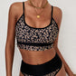 Leopard Adjustable Strap Two-Piece Swimsuit