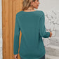 Square Neck Long Sleeve T-Shirt