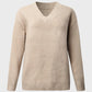 V-Neck Long Sleeve Knit Top