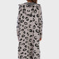 Leopard Hooded Cardigan with Pockets