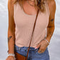 Waffle-Knit Scoop Neck Tank Top
