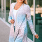 Leopard Gradient Open Front Cardigan