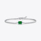 1 Carat Lab-Grown Emerald Bracelet