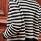 Striped Button Down Cardigan