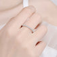 Curious Time 925 Sterling Silver Moissanite Ring