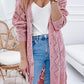 V-Neck Long Sleeve Cardigan