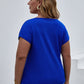 Plus Size Twisted Asymmetrical T-Shirt