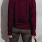 Surplice Dropped Shoulder Long Sleeve Sweater