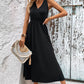 Surplice Neck Slit Sleeveless Dress