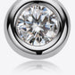 1 Carat Moissanite Pendant 925 Sterling Silver Necklace