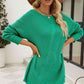 Boat Neck Dropped Shoulder Knit Top