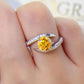 1 Carat Moissanite 925 Sterling Silver Ring