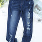 Distressed High Waist Skinny Jeans
