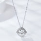 1 Carat Moissanite Geometric Pendant Necklace