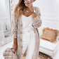 V-Neck Long Sleeve Cardigan