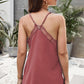 Sleeveless Lace Trim Cami