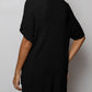 V-Neck Slit High-Low Knit Top