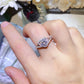 1 Carat Moissanite 925 Sterling Silver Heart Ring