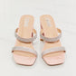 MMShoes Leave A Little Sparkle Rhinestone Block Heel Sandal in Pink