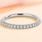 Curious Time 925 Sterling Silver Moissanite Ring