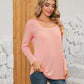 Square Neck Long Sleeve T-Shirt