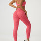 Leopard Crisscross Top and Leggings Active Set
