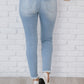 Kancan At Last Distressed Button Fly Skinny Jeans