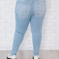 Kancan At Last Distressed Button Fly Skinny Jeans