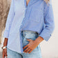 Striped Button Up Long Sleeve Shirt
