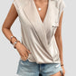 Surplice Neck Sleeveless Tank Top