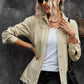 Distressed Snap Down Denim Jacket