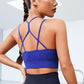 Strappy Scoop Neck Sports Bra