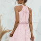 Floral Tied Sleeveless Mini Dress