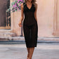 Openwork Johnny Collar Cover Up Dress