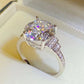5 Carat Moissanite 925 Sterling Silver Ring
