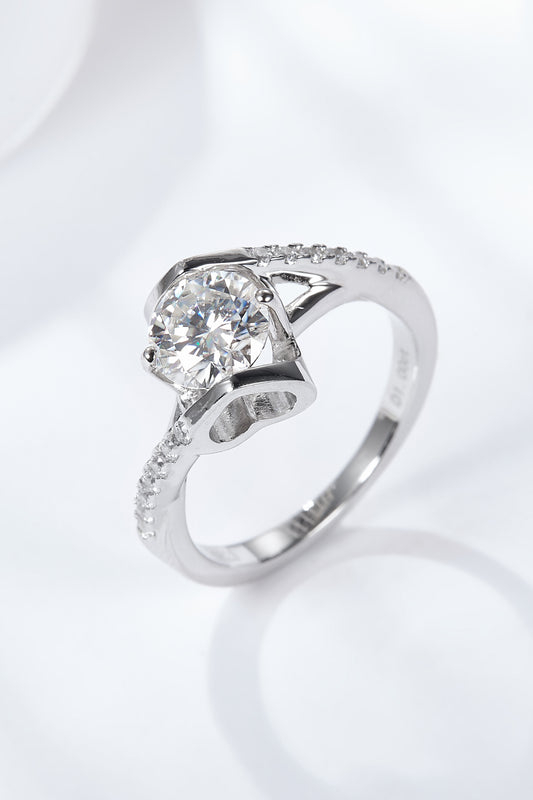 Limitless Love Platinum-Plated Moissanite Ring