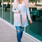 Leopard Gradient Open Front Cardigan