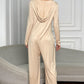 Long Sleeve V-Neck Jumpsuit with Pockets