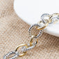 Two-Tone Twisted Bracelet