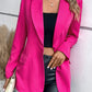 One-Button Long Sleeve Blazer